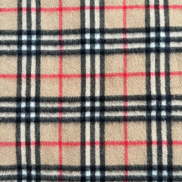 Burberry | Authentic Brown Nova Check Scarf | 100% Cashmere - Picture 4 of 4